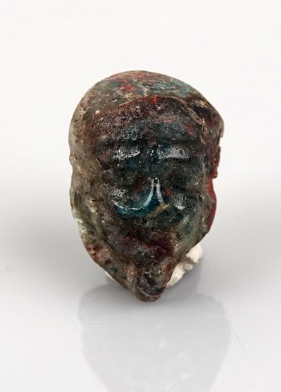 null Pharaoh's head with a beard


Glass paste 2.2 cm


Egyptian-Phoenician peri...
