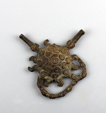 null Gold weight in the shape of a double crocodile


Bronze 7.6 cm


Africa Ghana,...