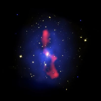 null NASA. GRAND FORMAT. Magnifique photographie d'une Supernova déformée qui renferme...