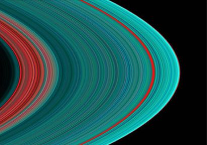 null NASA. Les anneaux de la planète Saturne. La meilleure vue des anneaux de Saturne...