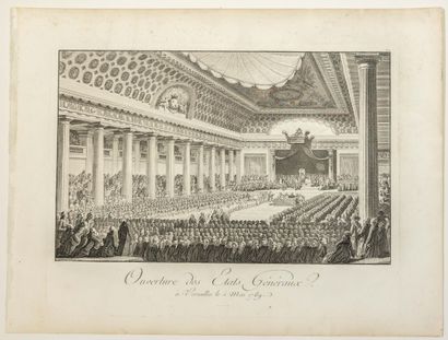 null "OPENING OF THE GENERAL STATES at Versailles on May 5, 1789." Isidore Stanislas...
