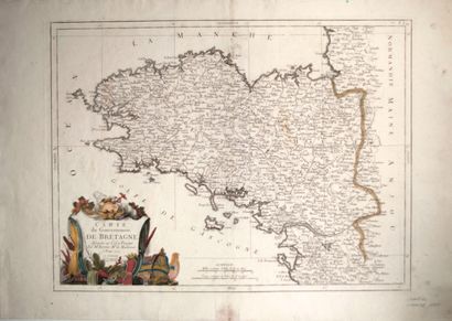 null Map of BRITAIN. 1777. From SANTINI in Venice. "Map of the Government of BRITAIN...
