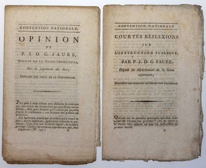 null SEINE MARITIME. FAURE (Pierre Joseph Denis) 1726-1818 - Conventional of the...