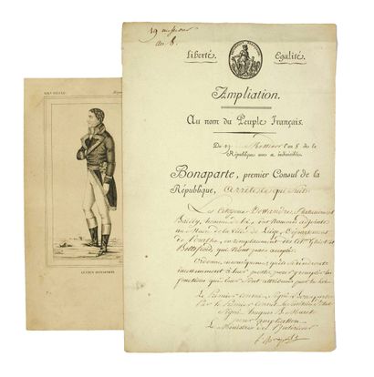 null LUCIEN BONAPARTE, Prince de Canino, (1775-1840) Frère cadet de Napoléon 1er,...