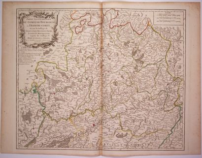 null Carte de 1749 : « Partie septentrionale du Comté de BOURGOGNE ou FRANCHE-COMTÉ,...