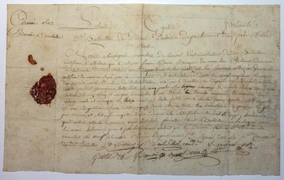 null GARD. 1794. Deux Certificats de Services du CITOYEN BRUGUIER, Caporal au « 3ème...