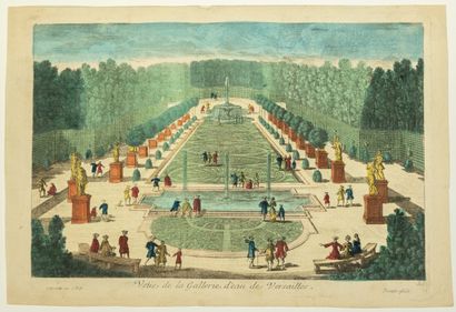 null CHÂTEAU DE VERSAILLES (78) Engraving end of XVIIth century : " View of the Water...