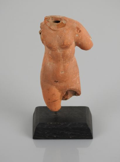 Naked female headless bust.

Terracotta,...