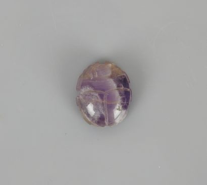 null Scarab.Amethyst.

Late Period.665-332 B.C.

About 2,5cm. 

Anc French collection...