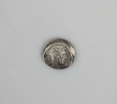 null Denarius of Brutus on the other side his ally Abala.

Ist century B.C. Small...