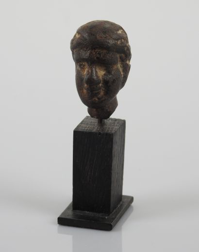 null Head of the Goddess Venus.

Patinated bronze. 1st century AD.

Gallo-Roman period.

H...