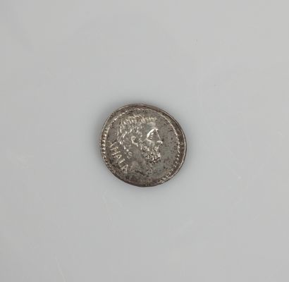 null Denarius of Brutus on the other side his ally Abala.

Ist century B.C. Small...