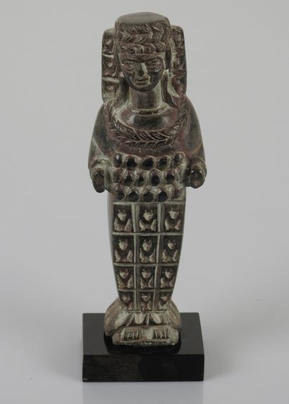 null Statuette with multiple breasts in the form of pomegranates symbolizing fertility.antique...