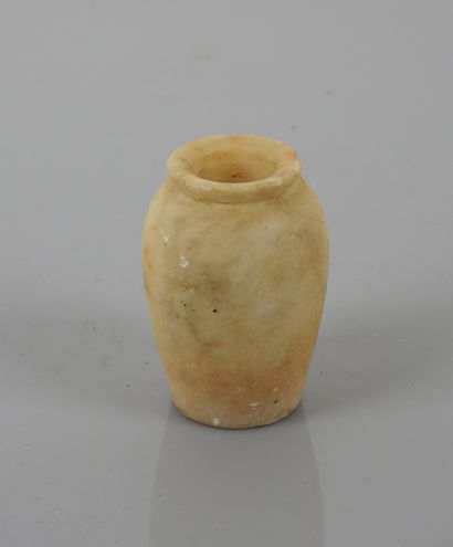 Vase albâtre.Style Moyen Empire.H :17cm.