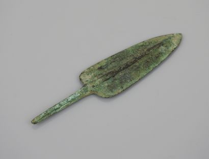 null Arrowhead.Bronze Age.Bronze.East 2nd millennium B.C.L :12,5cm.