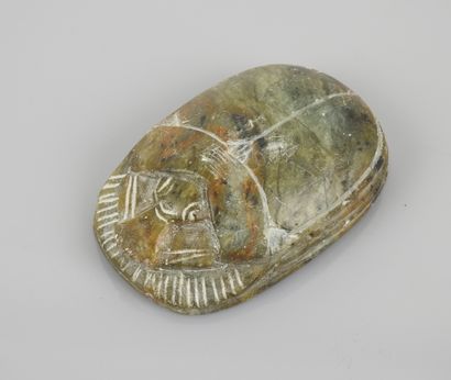 null Scarab of heart type

soapstone style of the ancient dynasties of the 

of the...