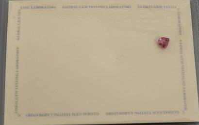 Sealed Pink Spinel from Global Gem Laboratory,...
