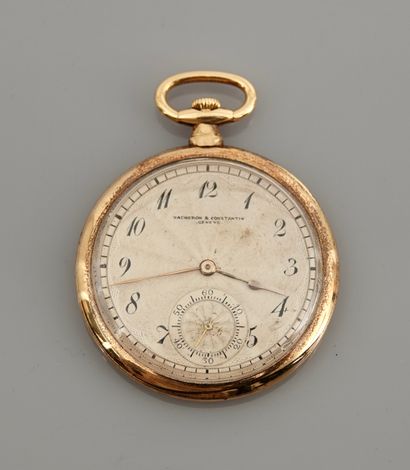 null Vacheron Constantin

Pocket watch in 18K yellow gold 750 thousandths with mechanical...