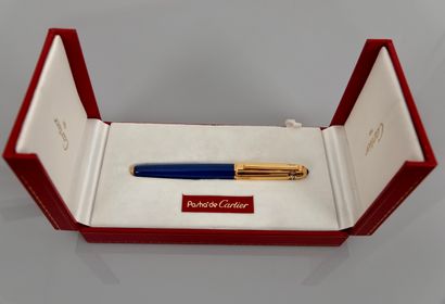 null CARTIER, PASHA.. Fountain pen, papers and cartridges in its original box, 1981...