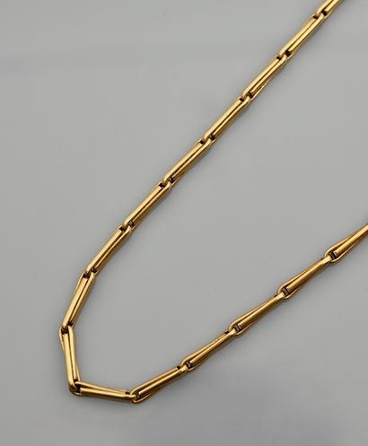Yellow gold chain, 750 MM, length 37 cm,...