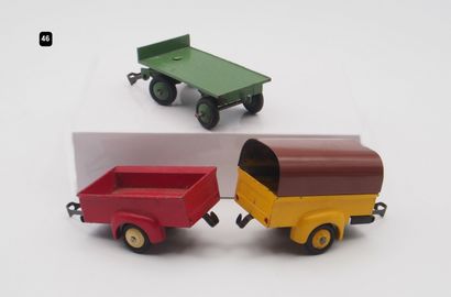 DINKY TOYS FRANCE (3) 
- # 25 g REMORQUE...