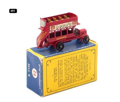 null MATCHBOX YESTERYEAR (1)

- # Y2-1c AEC BUS LONDONIEN DOUBLE ÉTAGE

3e variante...