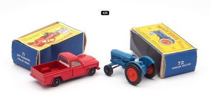 null MATCHBOX (2)

# 71B JEEP GLADIATOR PICK UP

1964. Rouge tomate, intérieur blanc....
