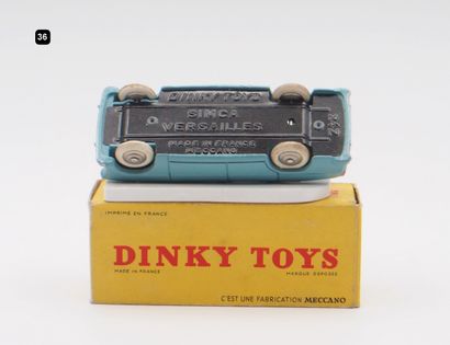 null DINKY TOYS FRANCE (1)

- # 24 Z SIMCA VERSAILLES

First variant, chassis not...