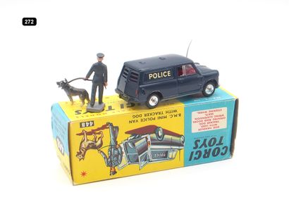 null CORGI TOYS - GRANDE BRETAGNE (1)

# 448 AUSTIN MINI VAN "POLICE"

1964. Bleu...