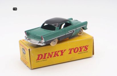 null DINKY TOYS FRANCE (1)

- # 24 D PLYMOUTH BELVEDERE

Verte, toit flancs noirs....