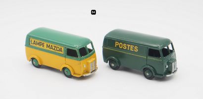 null DINKY TOYS FRANCE (2)

- # 25 B PEUGEOT D3A "LAMPE MAZDA"

Jaune vert, jantes...