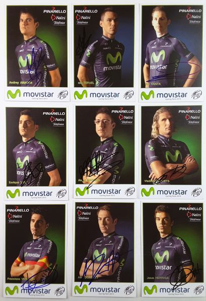 2013 : 33 autographes 
ESPAGNE – Team MOVISTAR...