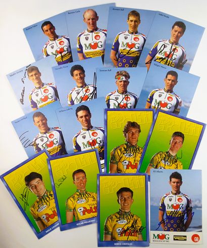 null Italie 1994 : 30 autographes

ITALIE – Team CERAMICA PANARIA 1994 - Ensemble...