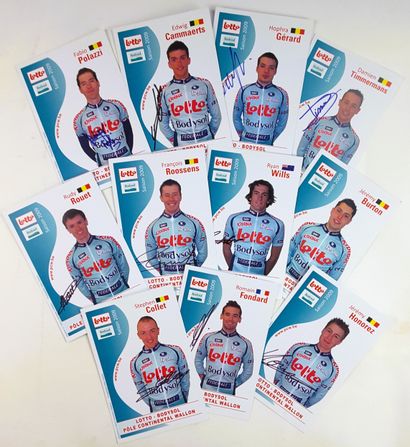 null BELGIQUE 2009 : 30 autographes

BELGIQUE – Team LOTTO – Ensemble de 11 photos...