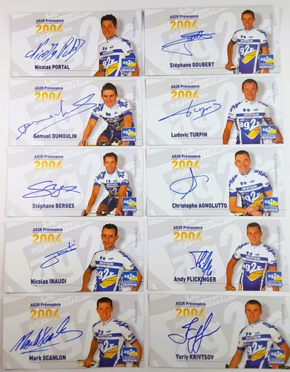 FRANCE 2004 : 28 autographes 
FRANCE – Equipe...
