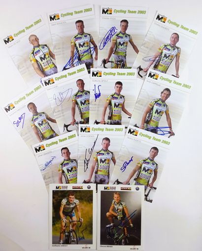 null BELGIQUE 2003 : 33 autographes

BELGIQUE – Team VLAANDEREN T INTERIM 2003 –...