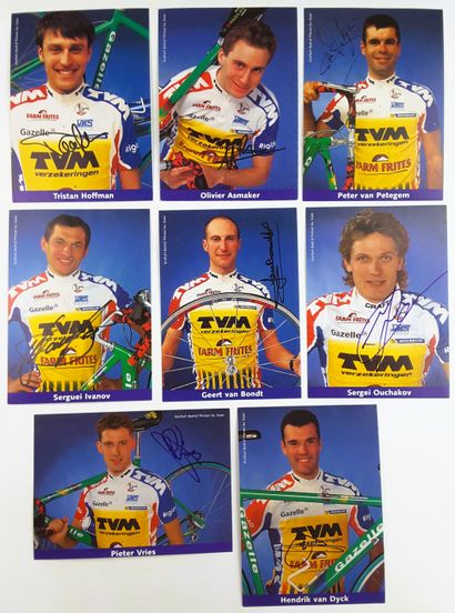 null PAYS-BAS 1998 : 35 autographes

PAYS-BAS – Team TVM FARM FRITES 1998 – Ensemble...