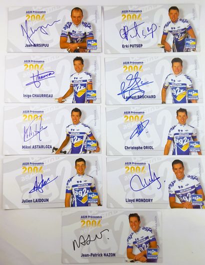 null FRANCE 2004 : 28 autographes

FRANCE – Equipe ECSEL 2004 – Ensemble de 9 fiches...