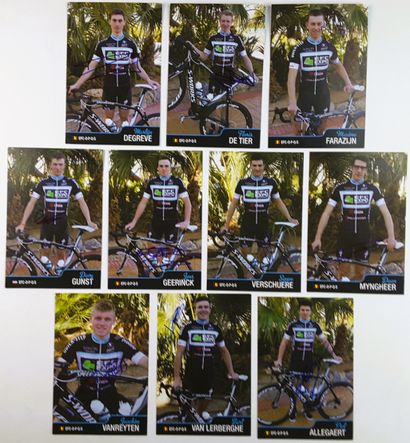 null BELGIUM 2014 : 32 autographs

BELGIUM - Team EFC OMEGA PHARMA QUICK STEP 2014...