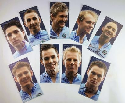 null GERMANY 2008 : 24 autographs

GERMANY - Team GEROLSTEINER 2008 - Set of 17 illustrated...