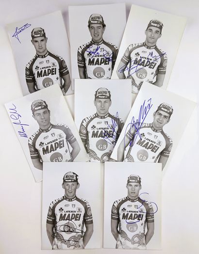 null 1997 : 42 autographes

ITALIE – Team MAPEI GB 1997 – Ensemble de 8 photos véritables...