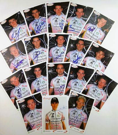 null BELGIUM 2002 : 31 autographs

BELGIUM - Team DOMO FARM FRITES 2002 - Set of...