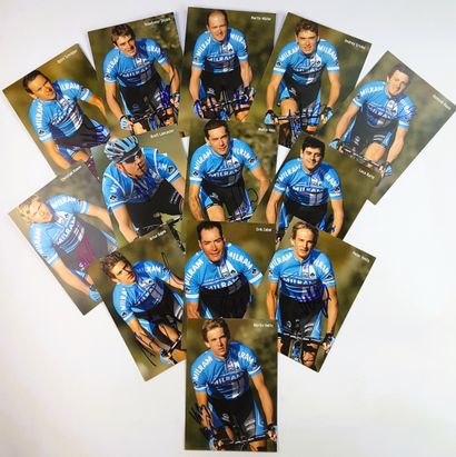 null GERMANY - Team MILRAM 2008 - Set of 25 autographs on illustrated cards with...