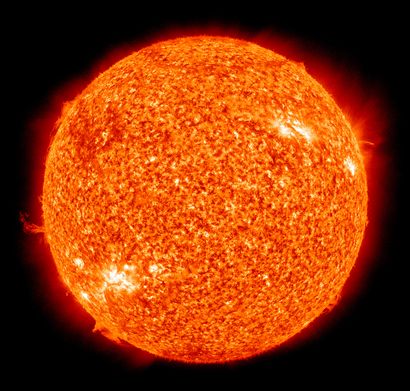null NASA. GRAND FORMAT. Le Soleil photographié par l'Atmospheric Imaging Assembly...