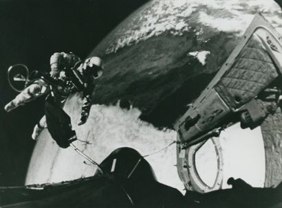 null NASA. Gemini 4 mission. First historic spacewalk by an American on June 3, 1965....