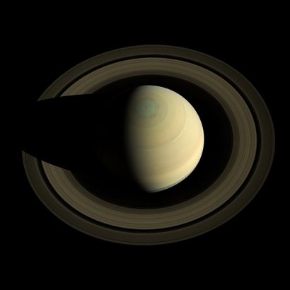 null NASA. BIG FORMAT. NASA's Cassini spacecraft hovered over Saturn and revealed...