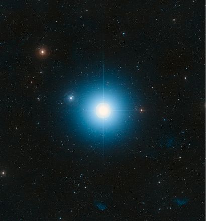 null NASA. GRAND FORMAT. Fantastique photographie de l'étoile FOMALHAUT : l'étoile...