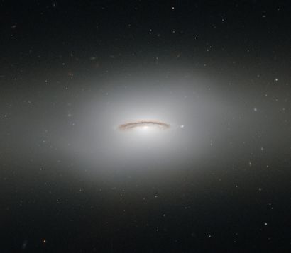 null Nasa. LARGE FORMAT. This galaxy captured by the HUBBLE telescope appears to...