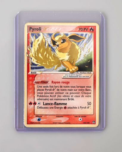 null PYROLI STAR

Bloc Ex Gardiens du pouvoir 100/108

Carte pokémon en état moy...