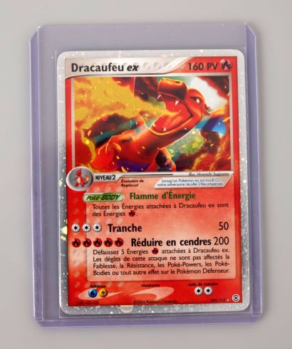 null DRACAUFEU EX

Bloc Ex Rouge Feu et Vert feuille 105/112

Carte pokémon en superbe...